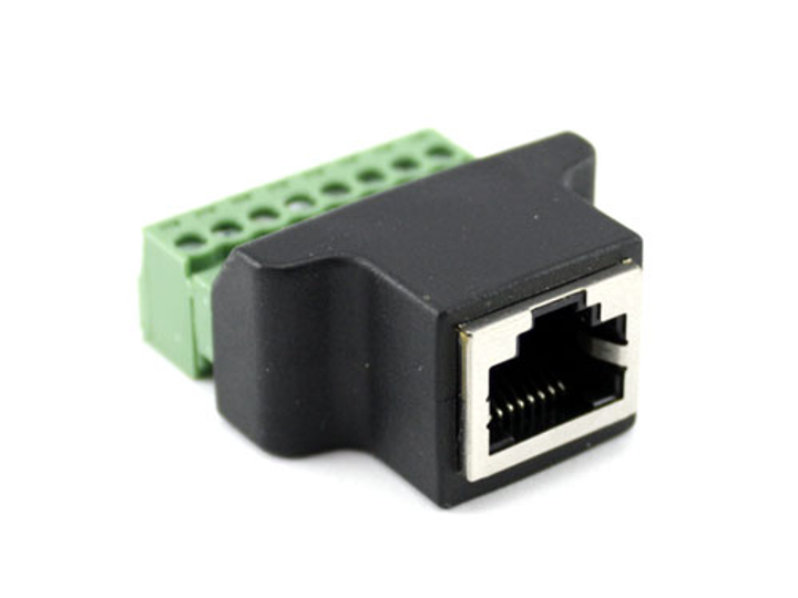 Переходник витой пары RJ45 8P8C мама 8 pin (29425220)