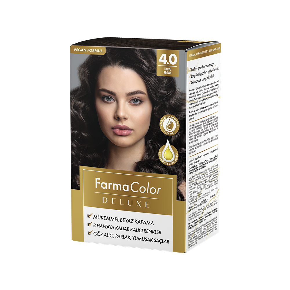 Крем-фарба для волосся Farma Color Deluxe 4.0 Каштановий (9000360)