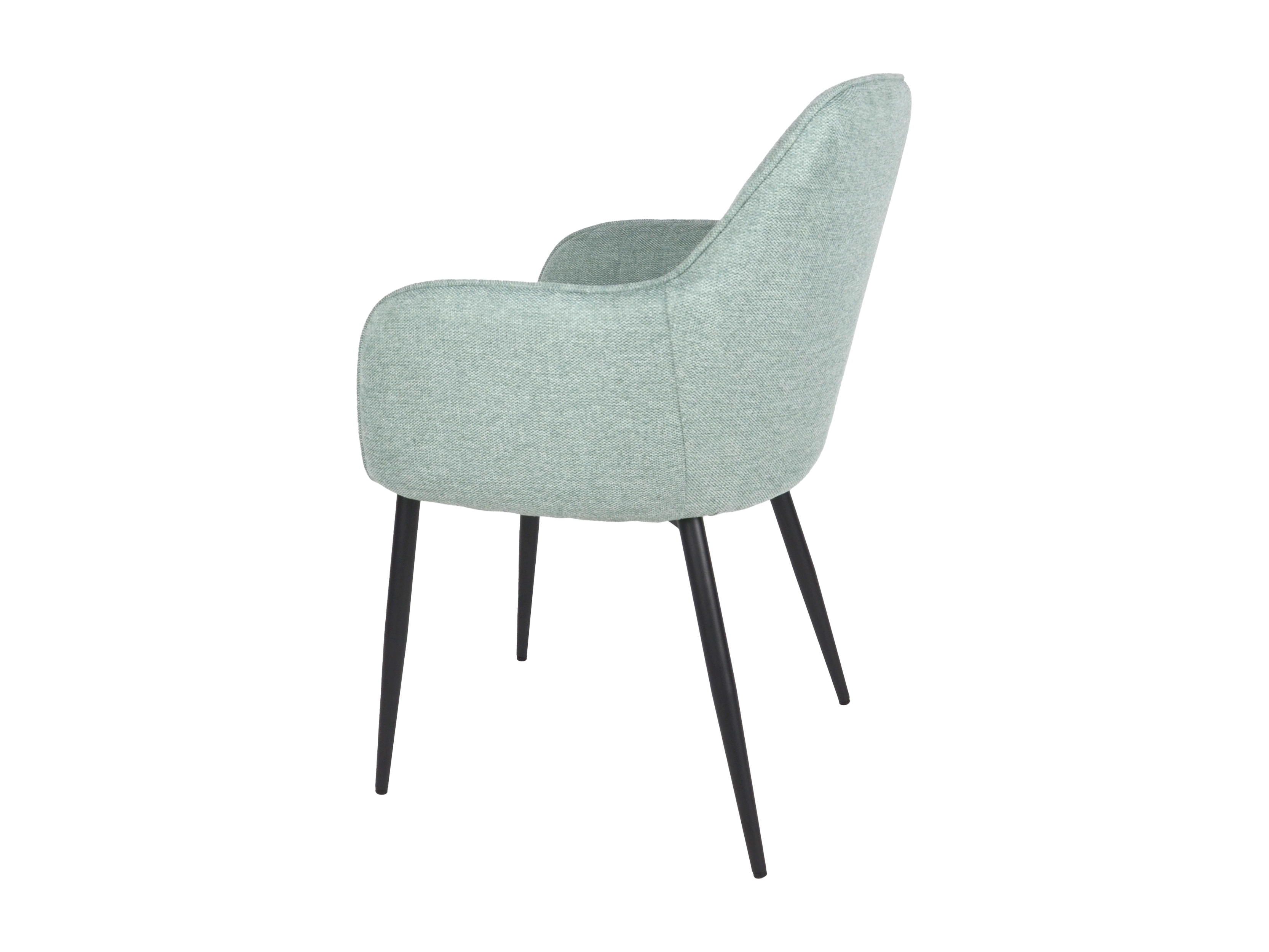 Стілець Intarsio Emily Чорний/Ментоловий - фото 3 Стілець Intarsio Emily Чорний/Ментоловий - фото 3