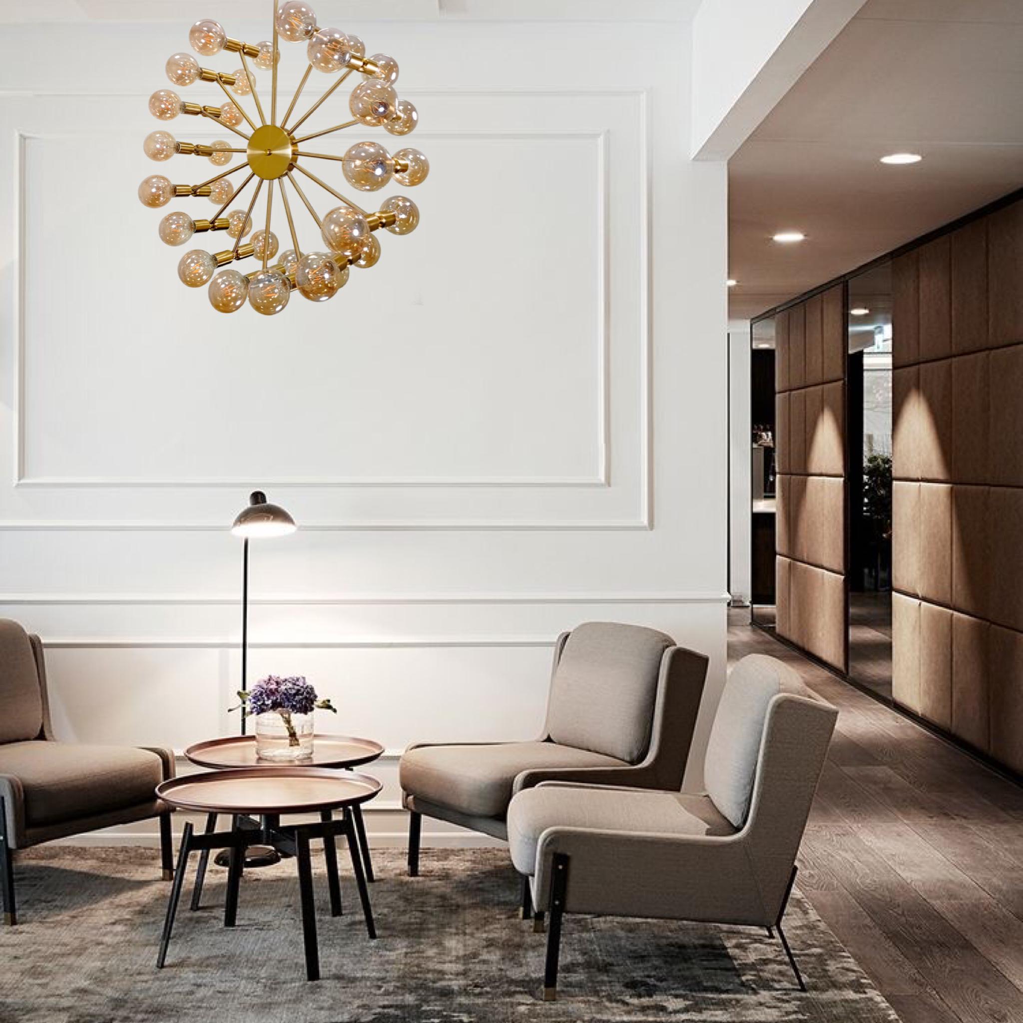 Люстра на 30 ламп Бронзовий (61-V1015-30 BRZ) - фото 2