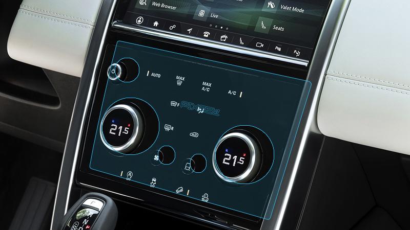 Захисне скло Pixsel гібридне матове на клімат Land Rover DISCOVERY SPORT 10,4“ 2022