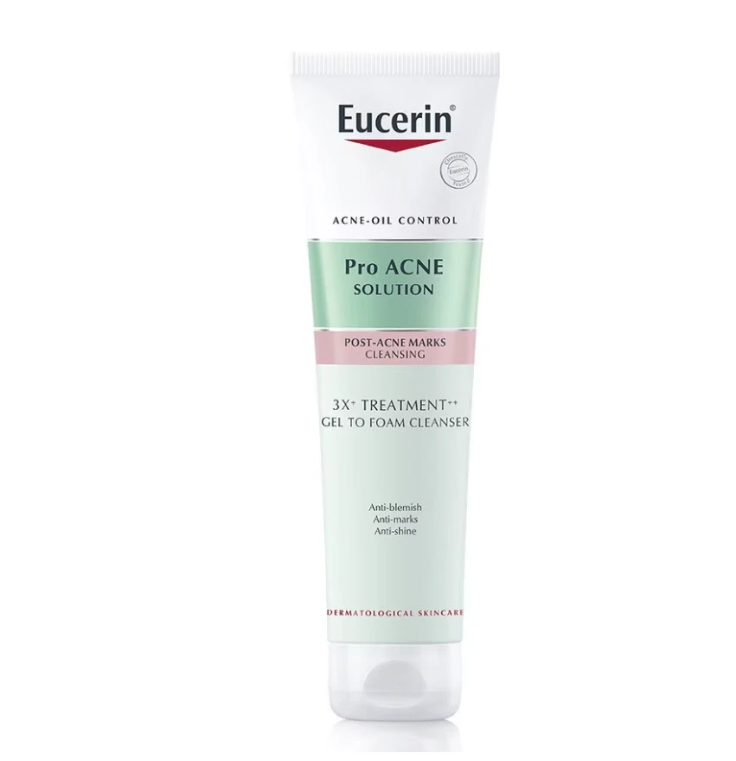Гель-піна для вмивання Eucerin Pro Acne Solution 3X очисний 150 мл