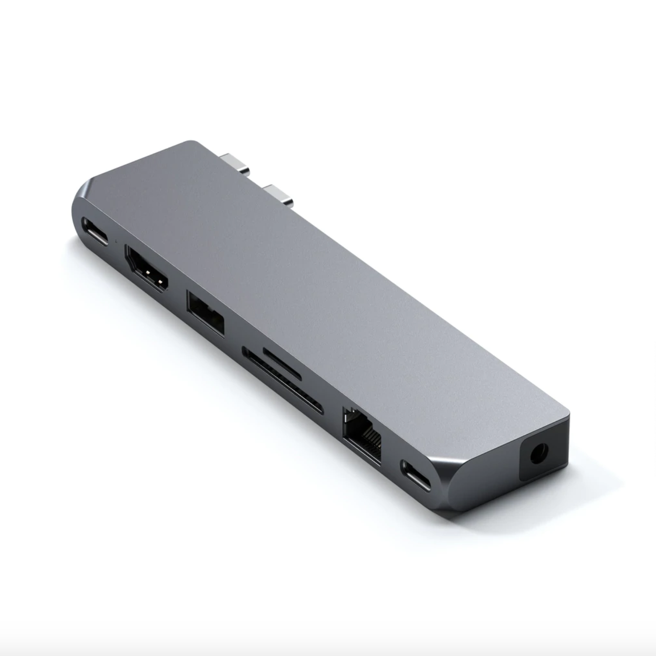 Хаб - адаптер Satechi Aluminum USB-C Pro Hub Max Adapter, Space Gray (ST-UCPHMXM)