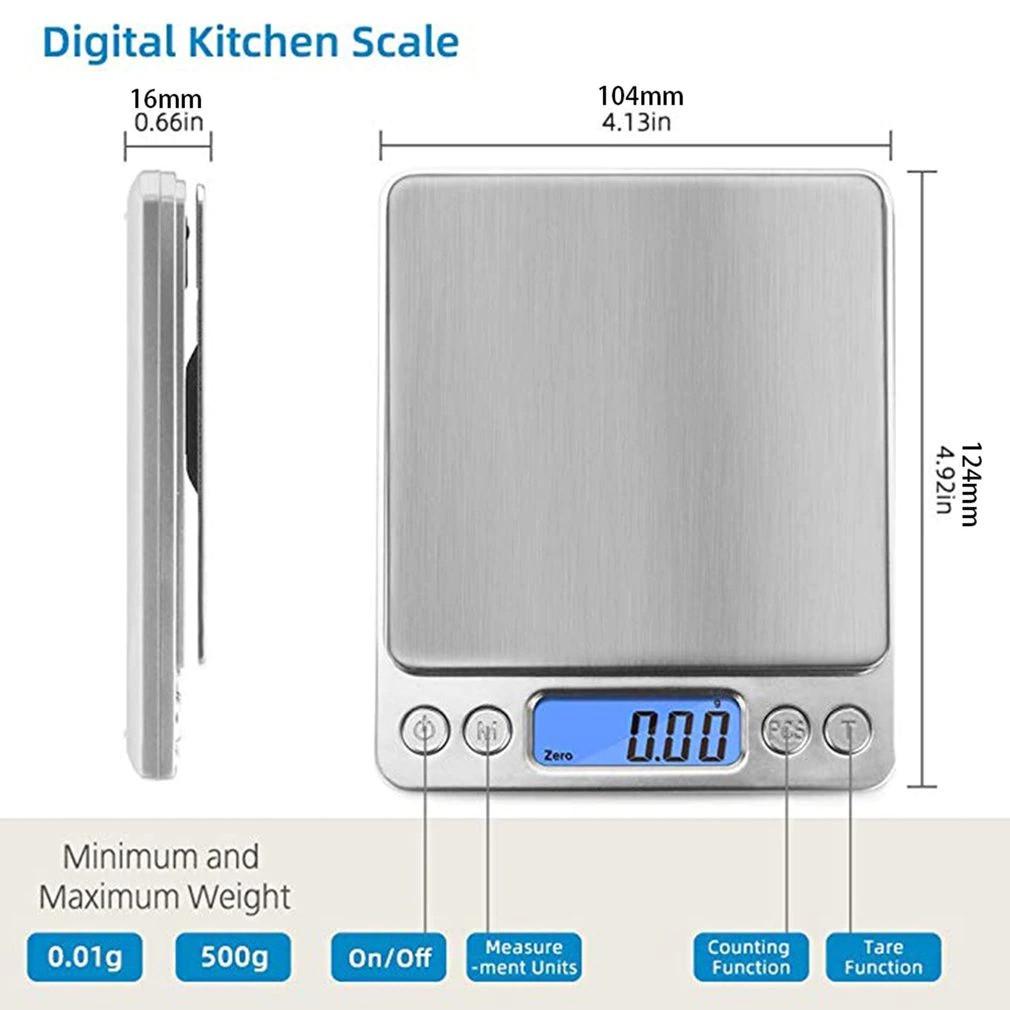 Ваги електронні Digital Jewelry Pocket Scale T500 від 0,01 до 500 г - фото 4