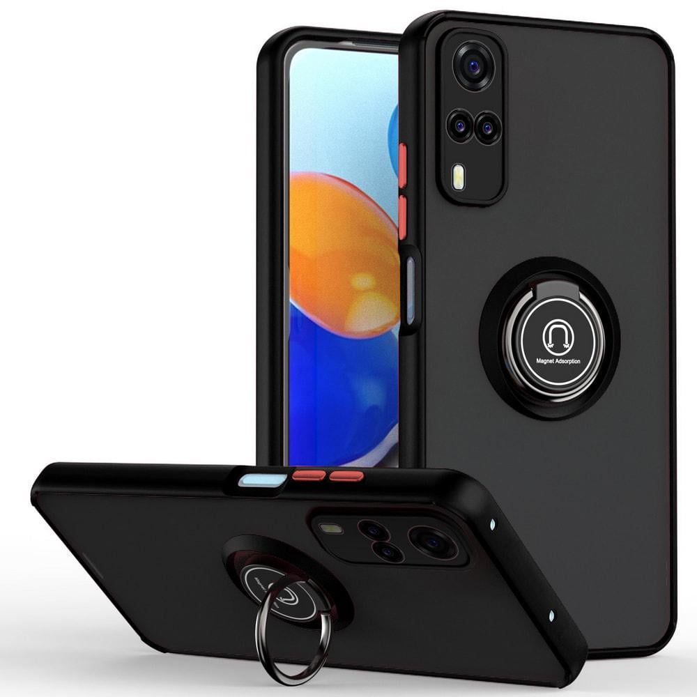 Защитный чехол MatteLuxe Vivo Y31 (с кольцом) Black (34101-2B)