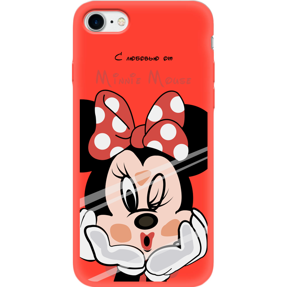 Чехол BoxFace Apple iPhone 7/8 SE  2020 Lady M Красный силикон (26205-cc59-35445)
