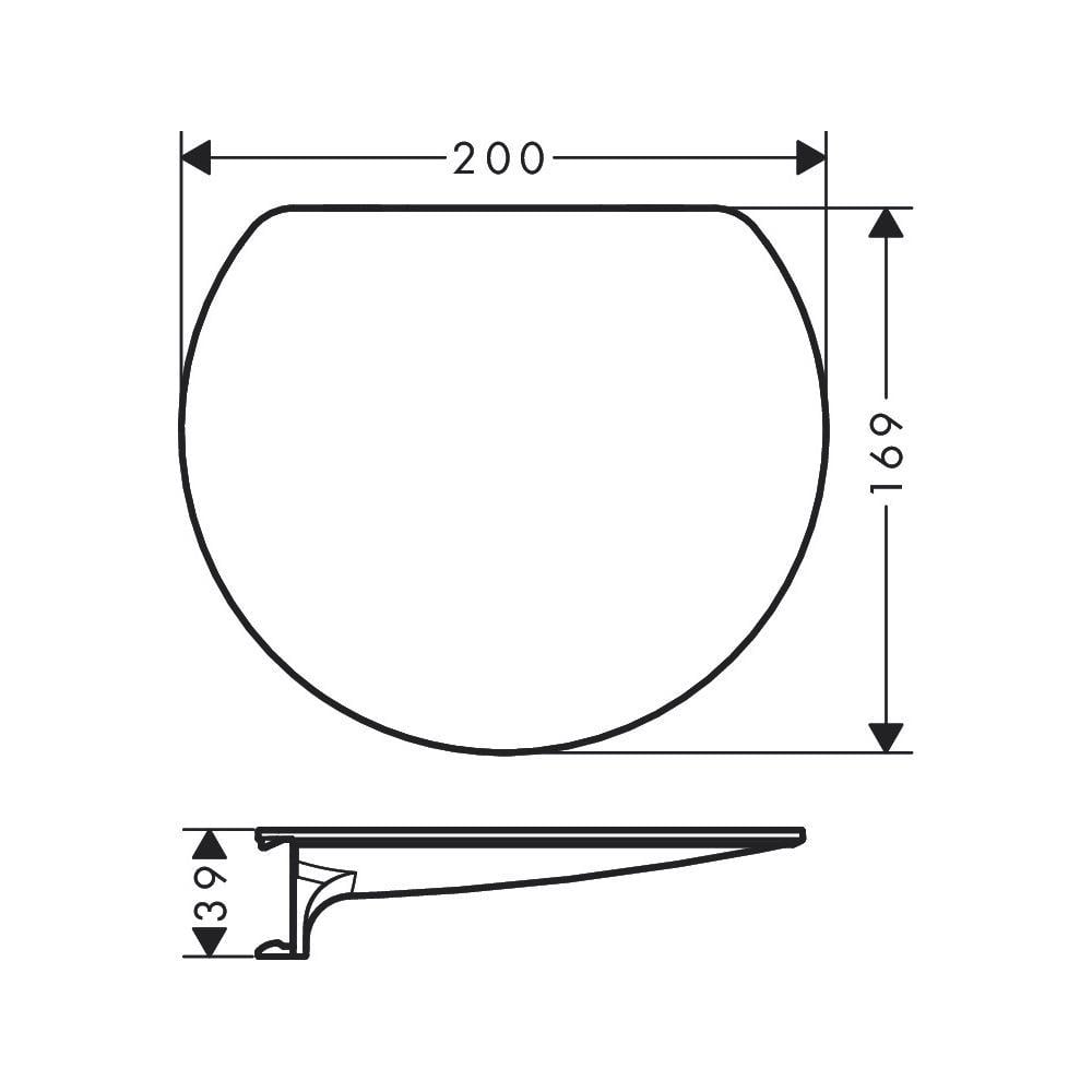 Полка Hansgrohe WallStoris Planet Edition 20,0x16,9x3,9 см Sand (28917210) - фото 2 Полка Hansgrohe WallStoris Planet Edition 20,0x16,9x3,9 см Sand (28917210) - фото 2