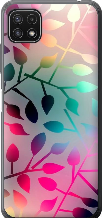 Чехол на Samsung Galaxy A22 5G A226B Листья (2235u-2581-42517)