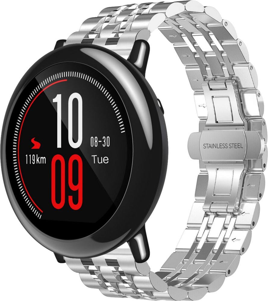 Браслет металлический Spinye для Amazfit Pace Silver (28960-59)