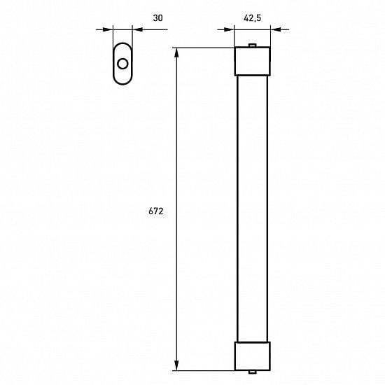 Светильник линейный Eurolamp Slim LED IP65 18W 6500K 0,6 м (18821738) - фото 3