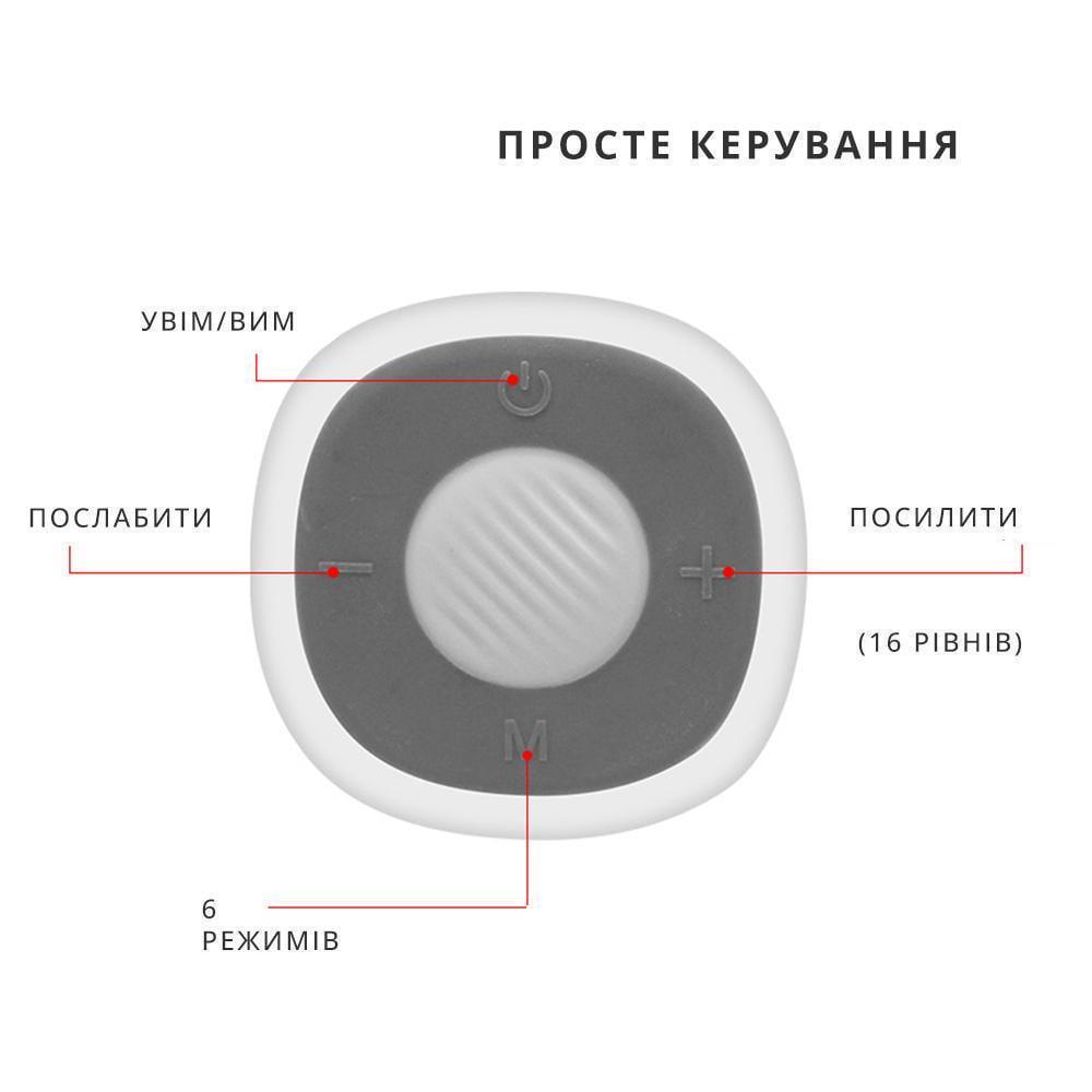 Электромассажер-миостимулятор импульсный компактный для шеи/плечей/тела (17647950) - фото 5