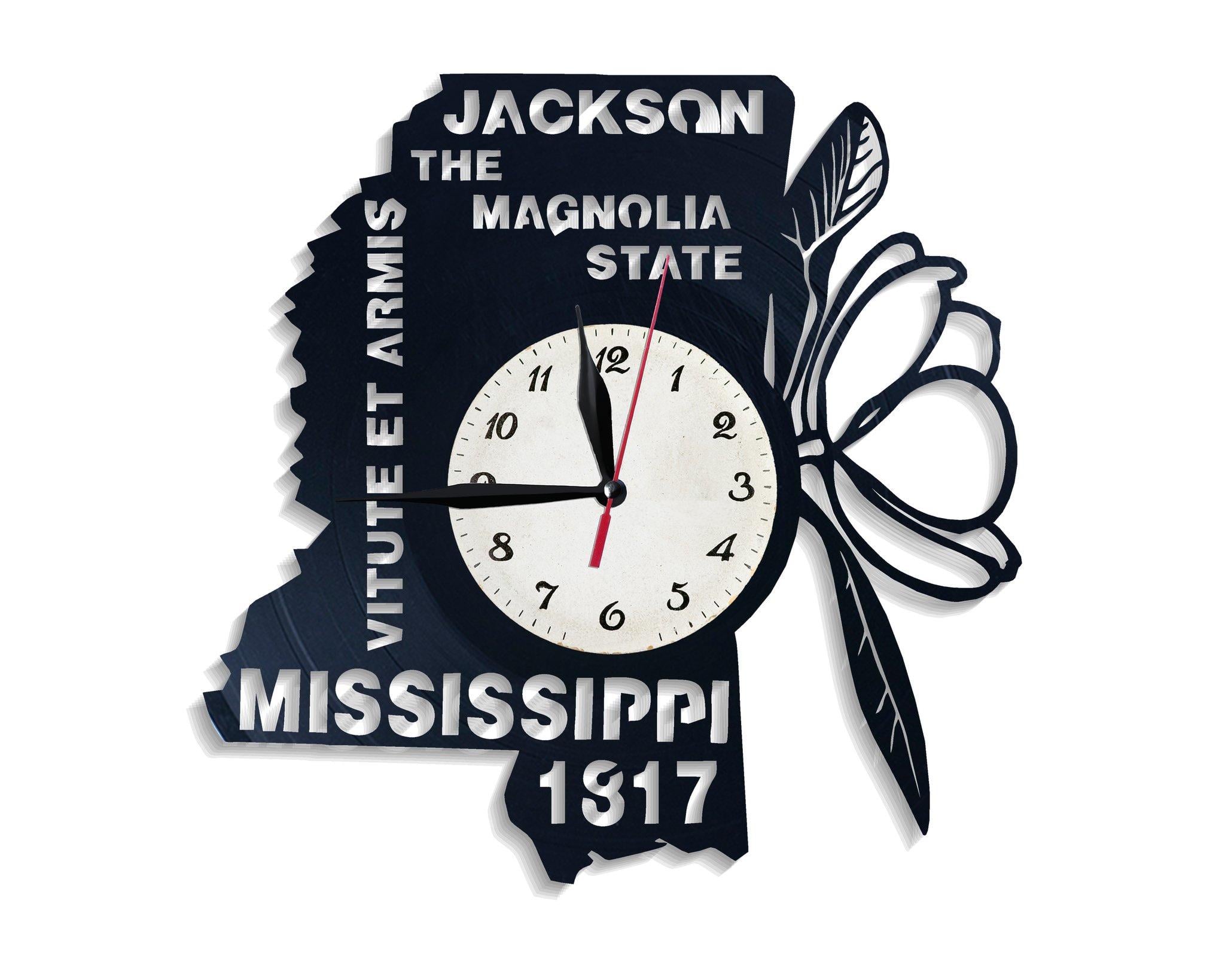 Часы настенные Миссисипи 2741 из виниловой пластинки