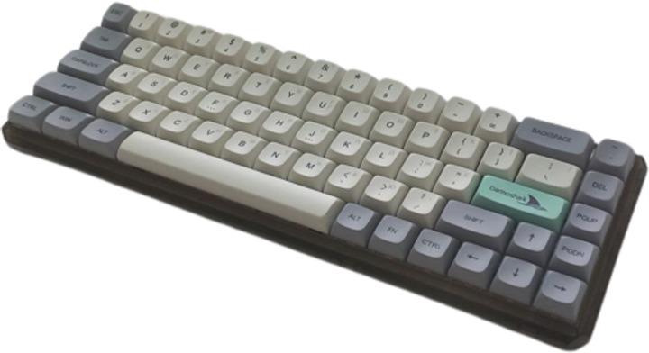 Клавиатура Motospeed Darmoshark K5 Gateron Yellow Pro Light Grey RGB 2,4 ГГц USB Grey (dmk5lgypro) - фото 4