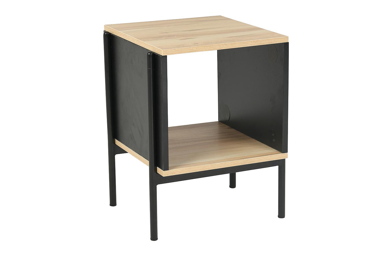 Журнальный столик Signal KARINA B 40x40x51 см Дуб/Черный матовый (KARINABDC) - фото 6 Журнальный столик Signal KARINA B 40x40x51 см Дуб/Черный матовый (KARINABDC) - фото 6