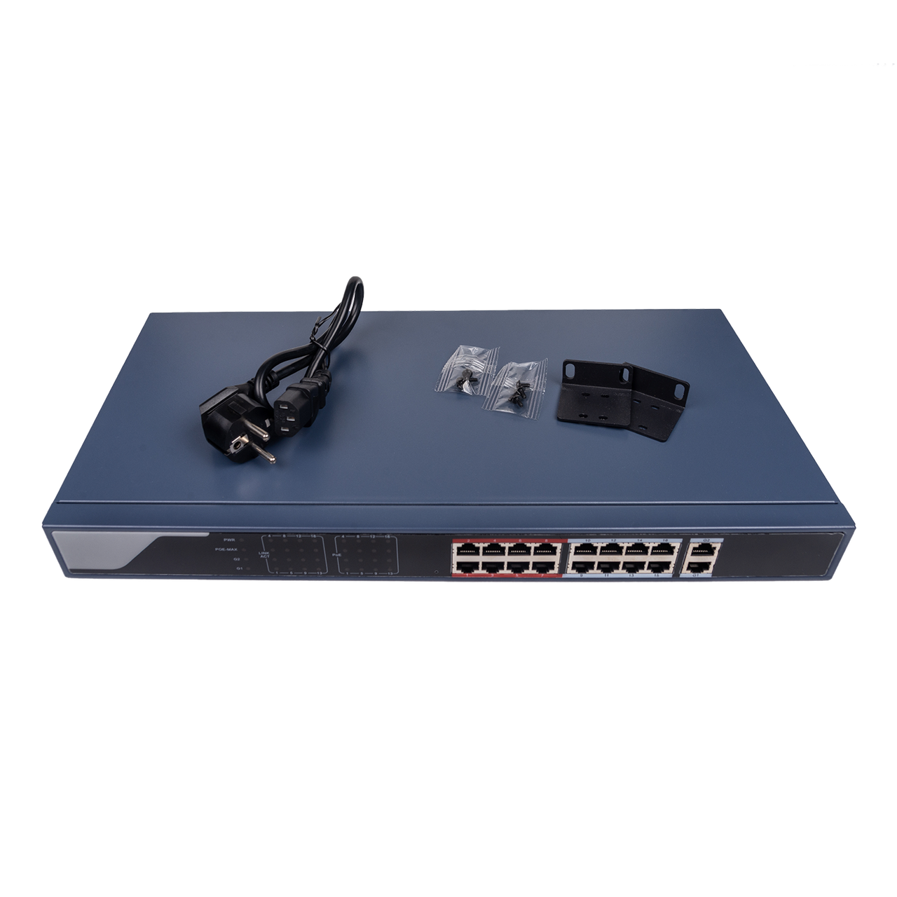 Коммутатор сетевой PoE GreenVision GV-019-AI-16/2PG - фото 4 Коммутатор сетевой PoE GreenVision GV-019-AI-16/2PG - фото 4