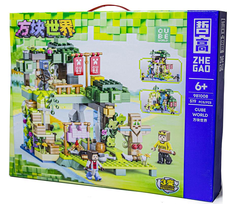 Конструктор Майнкрафт Тренувальна база 519 деталей Multicolor (1045534219)