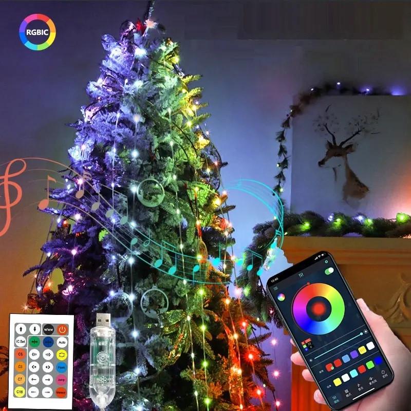 Лента светодиодная RIAS RD10 RGB Bluetooth IP68 USB с пультом и микрофоном в бухте 10 м (2350497379) - фото 4