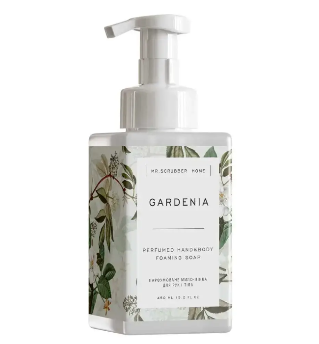 Парфюмированное мыло-пенка для рук и тела Mr.SCRUBBER Gardenia 450 мл (2002020561)
