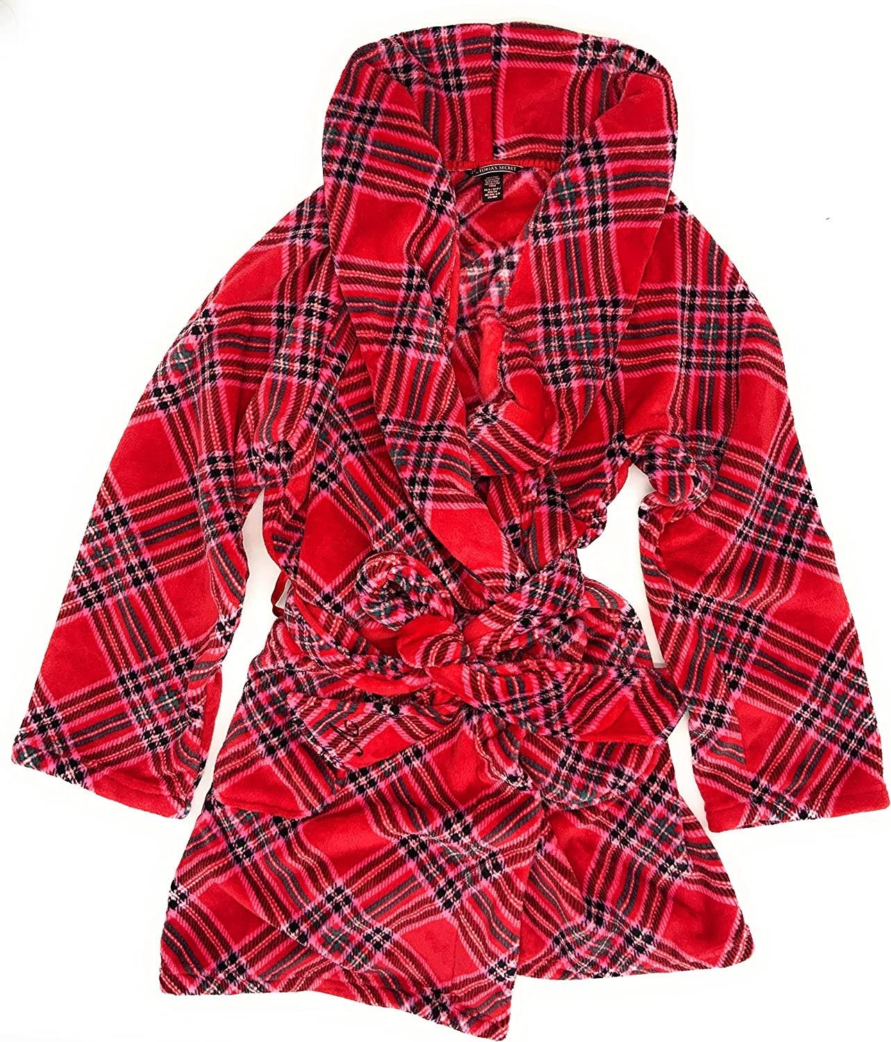 Халат Victoria's Secret Short Cozy Robe XS/S Червоний (60405022)