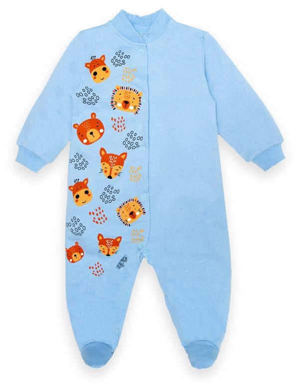 Комбинезон детский хлопковый для малыша Gabbi КВ-22-2-27 74 см Голубой (13309) Комбинезон детский хлопковый для малыша Gabbi КВ-22-2-27 74 см Голубой (13309)