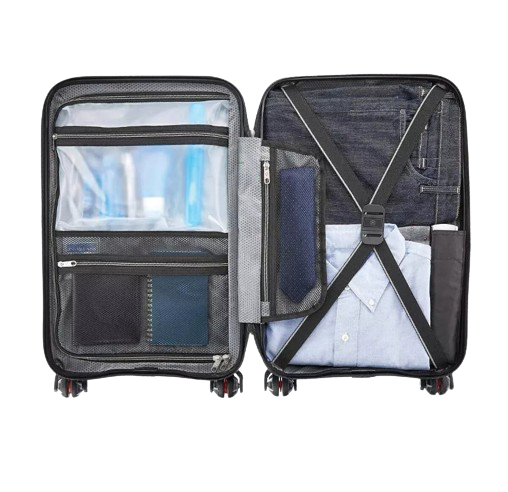 Валіза Samsonite Samsonite Carbone Elite 55x35x22 см Темно-сірий (SA00053S) - фото 4