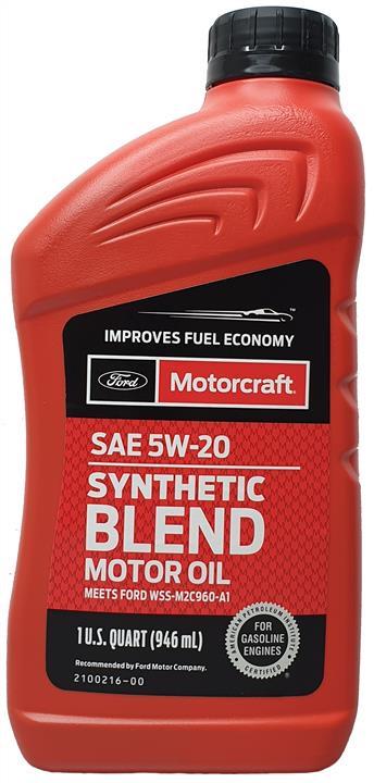 Моторное масло Ford Motorcraft Synthetic Blend 5W-20 0,95 л (139)