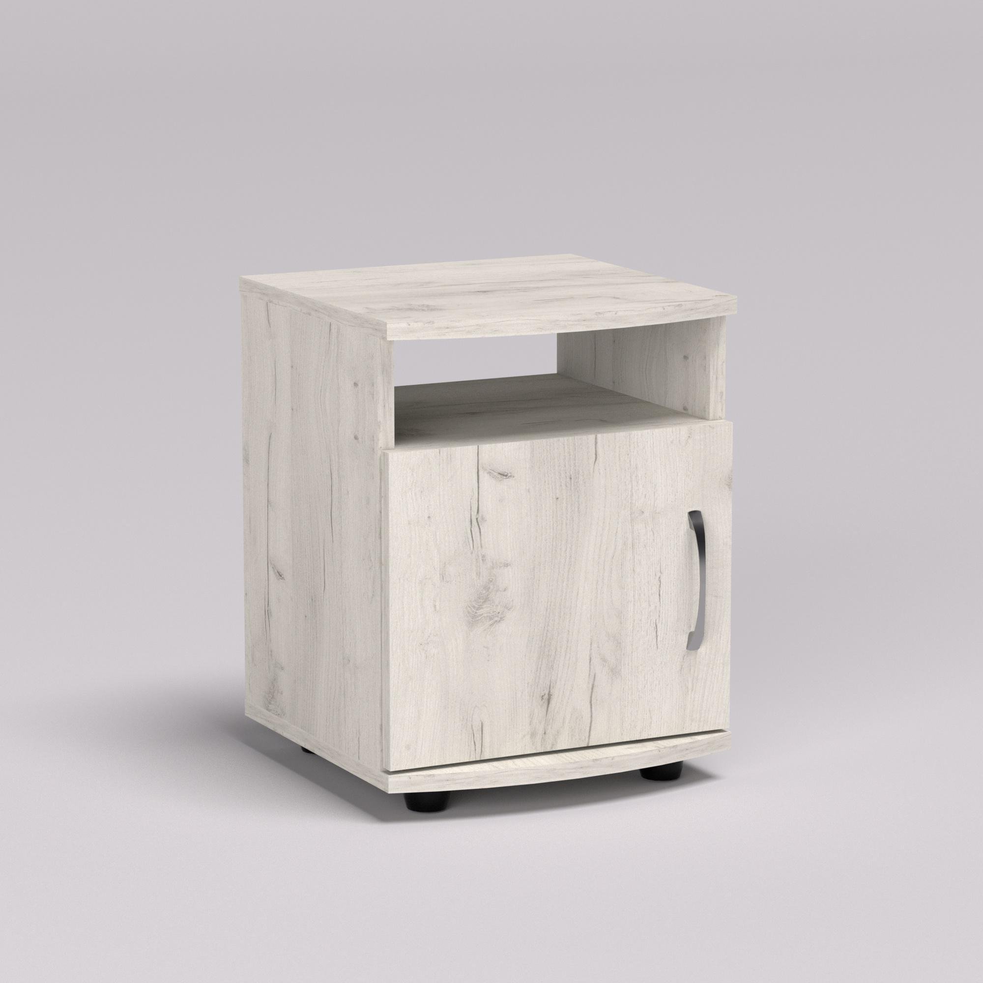 Тумба прикроватная V-2 350х350х450 мм Дуб крафт белый (22872)