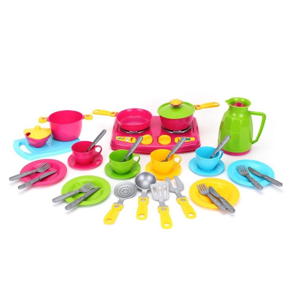 Набор посуды ТехноК Посуда 38 пр. Разноцветная (IG-173-N-68)