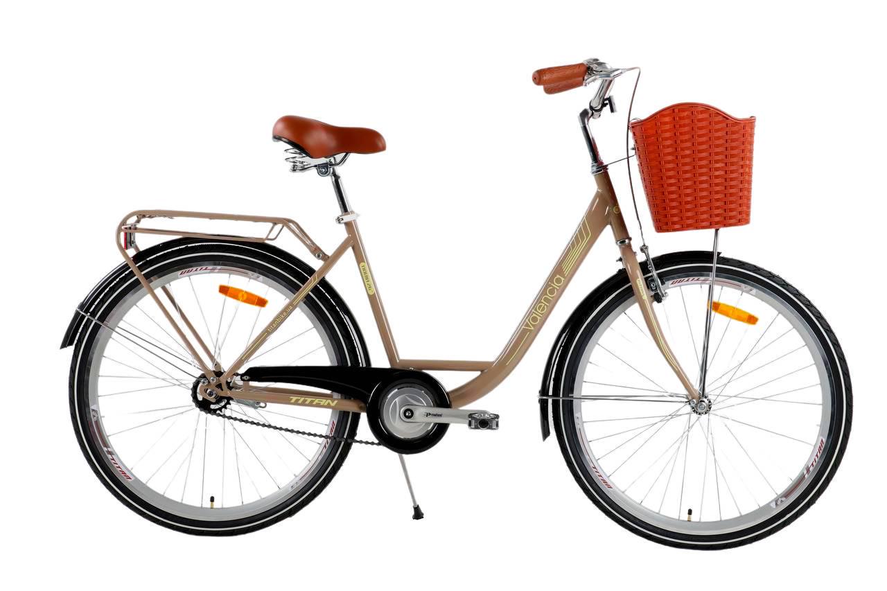 Велосипед Titan Valencia 2021 26" 18" Коричневый