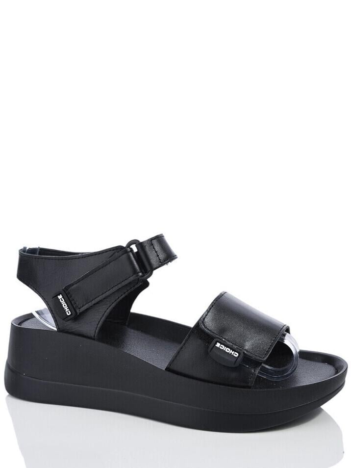 Босоножки кожаные ITTS N53--1 р. 39 Черный