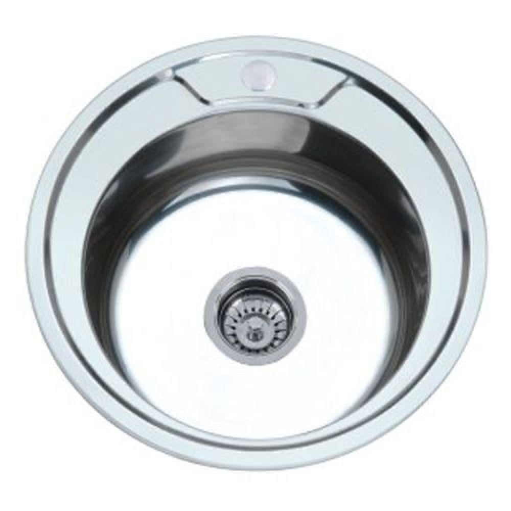 Мойка для кухни врезная Zerix Z490-06-180E Satin (6608)