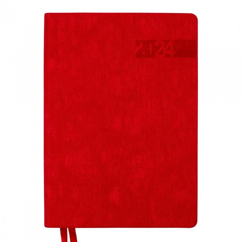 Щоденник датований Leo Planner Boss 2024 А5 368 стор. Червоний (252420)