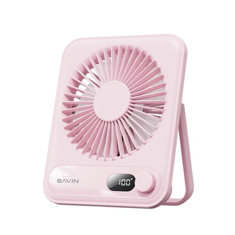 Вентилятор аккумуляторный BAVIN BF-006 Ultra-Thin FUN 3500RPM Pink (BF-006-PK)