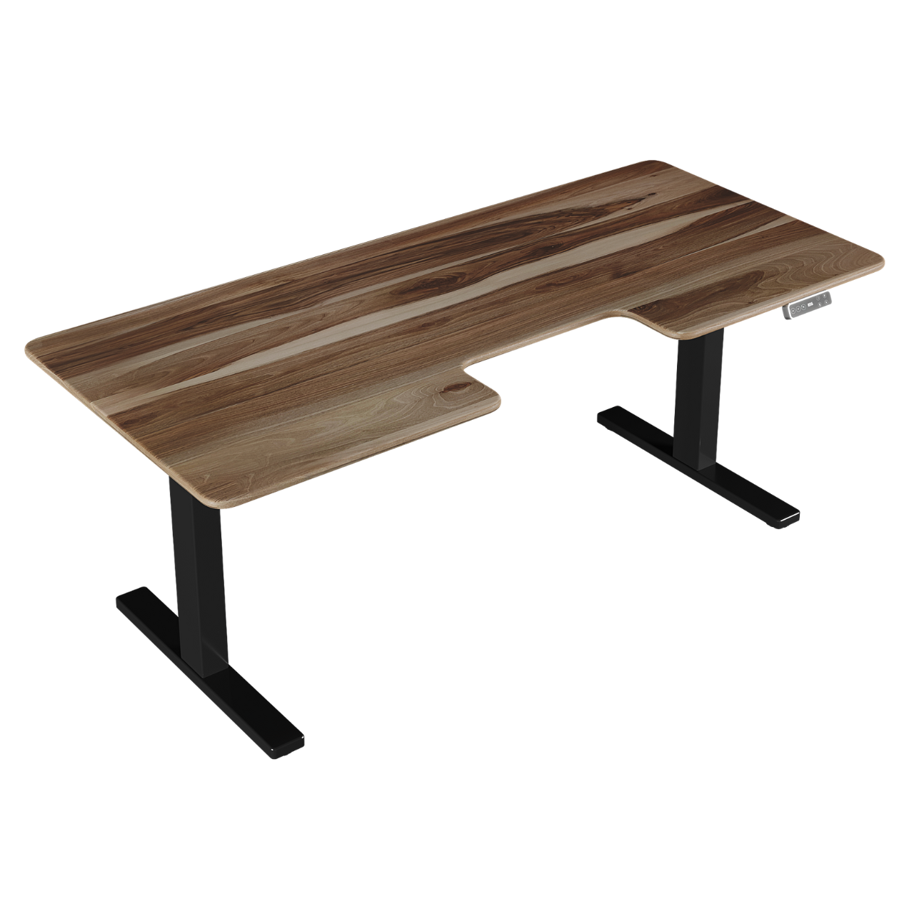 Стол с регулировкой высоты TEHNOTABLE BestFit Pro орех натуральный 1800x820x20 мм с эргономичным вырезом (005-19-03/020-17-01) Стол с регулировкой высоты TEHNOTABLE BestFit Pro орех натуральный 1800x820x20 мм с эргономичным вырезом (005-19-03/020-17-01)