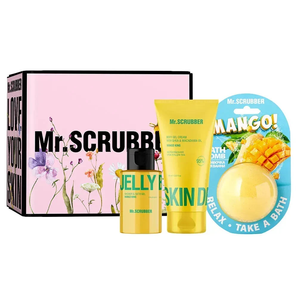 Подарунковий набір косметики для догляду за тілом Mr.SCRUBBER SUNNY MANGO (2710441771) Подарунковий набір косметики для догляду за тілом Mr.SCRUBBER SUNNY MANGO (2710441771)