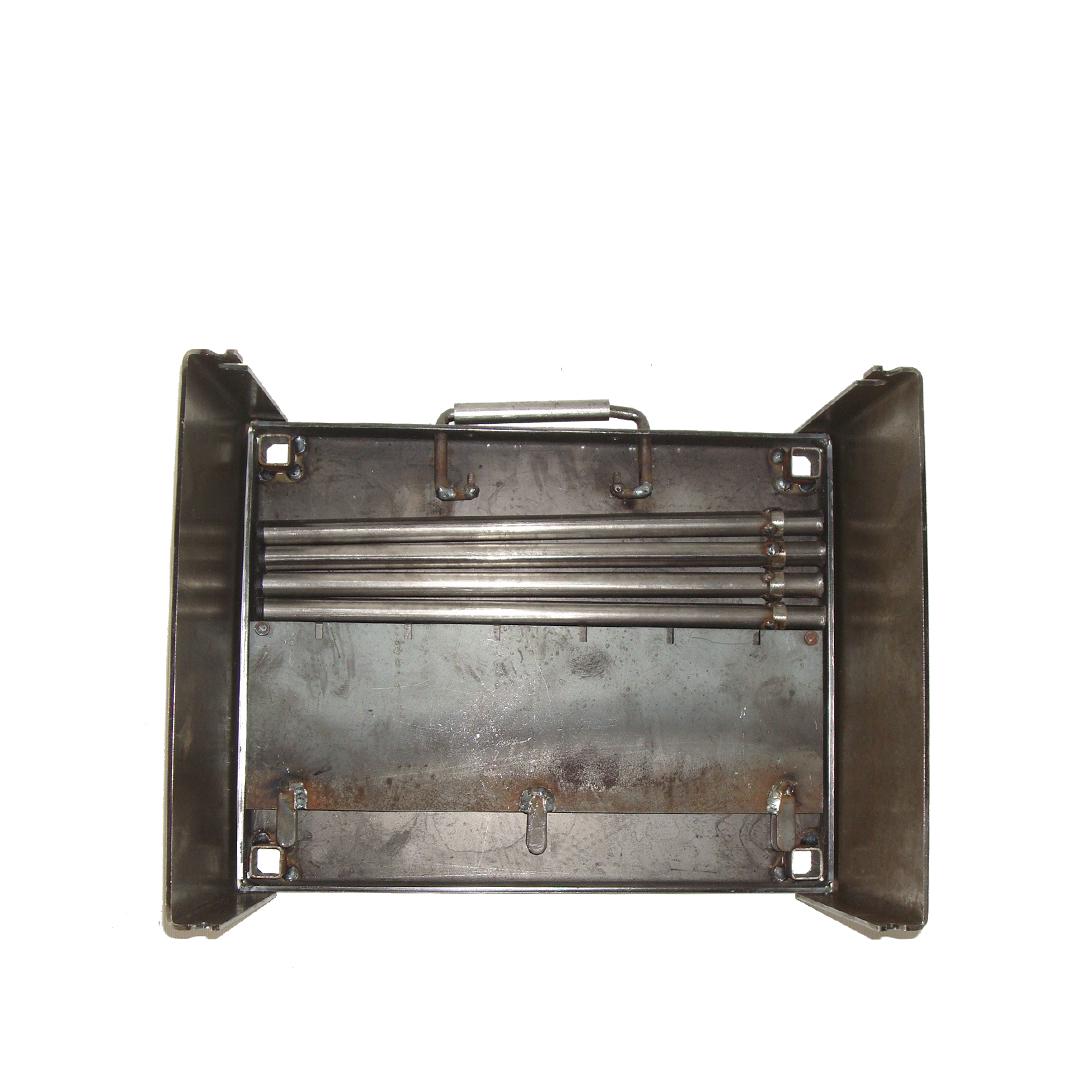 Мангал АЛВАНІ розбірний на 8 шампурів 2 мм - фото 3 Мангал АЛВАНІ розбірний на 8 шампурів 2 мм - фото 3