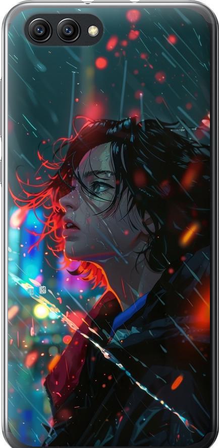 Чехол на Huawei Honor V10 / View 10 Ночные огни (6096u-1579-42517)