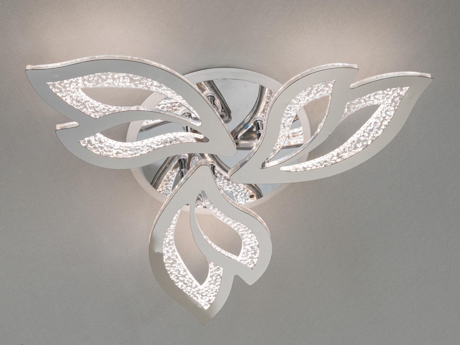 Люстра потолочная светодиодная с диммером 65W (2455/3HR 3col dim) - фото 2 Люстра потолочная светодиодная с диммером 65W (2455/3HR 3col dim) - фото 2