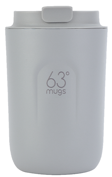 Термочашка для кофе 63mugs 380 мл Серый Порше (3368)