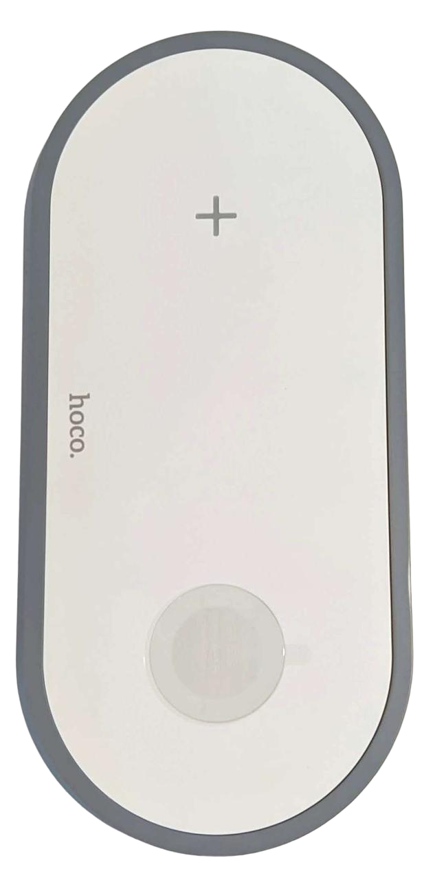 Зарядное устройство беспроводной Hoco CW20 2в1 White (000053863)