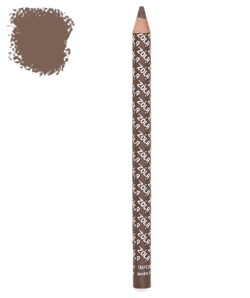 Карандаш для бровей пудровый Zola Powder Brow Pencil Taupe Brown 1,19 г Серо-коричневый