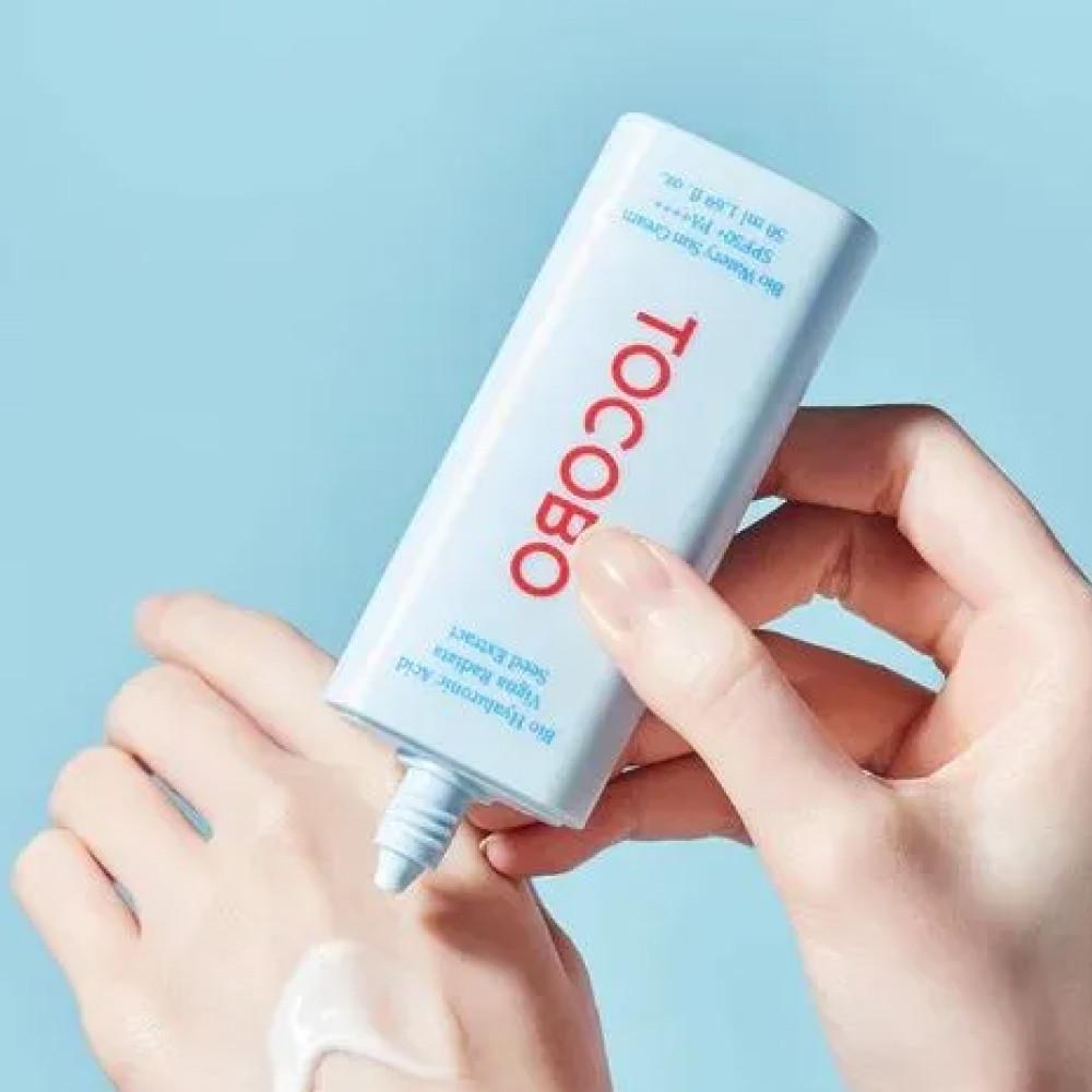 Крем легкий увлажняющий крем Tocobo Bio Watery Sun Cream SPF50+ 50 мл (TC0002) - фото 4 Крем легкий увлажняющий крем Tocobo Bio Watery Sun Cream SPF50+ 50 мл (TC0002) - фото 4