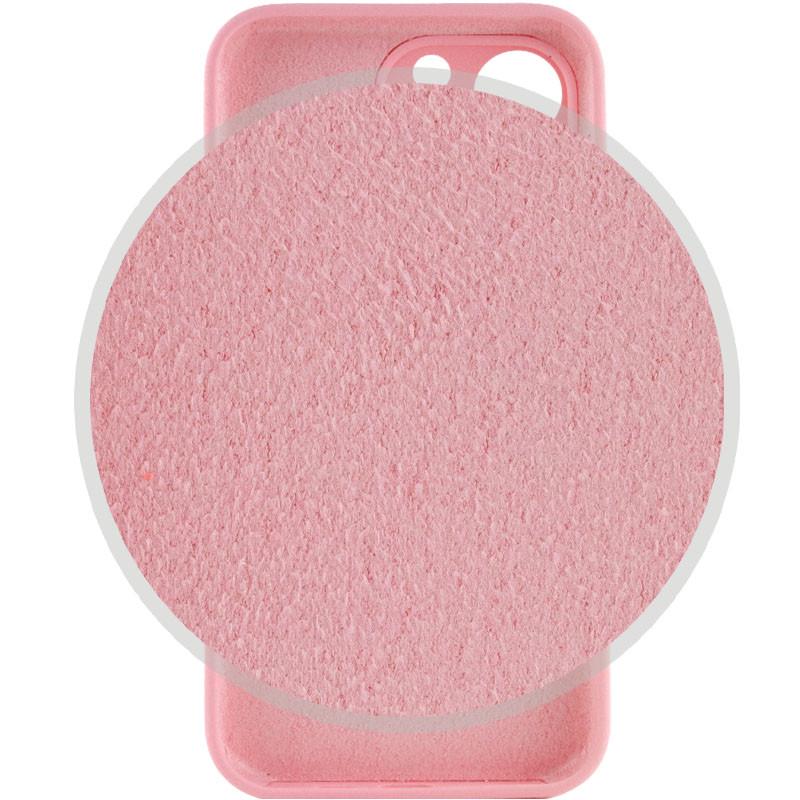 Чехол Silicone Case Full Camera Protective (AA) для Apple iPhone 15 Pro Max (6.7") Розовый | Light pink - фото 3