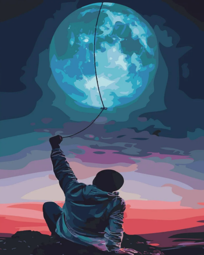 Картина по номерам Strateg Достать до луны 40x50 см (SY6531)