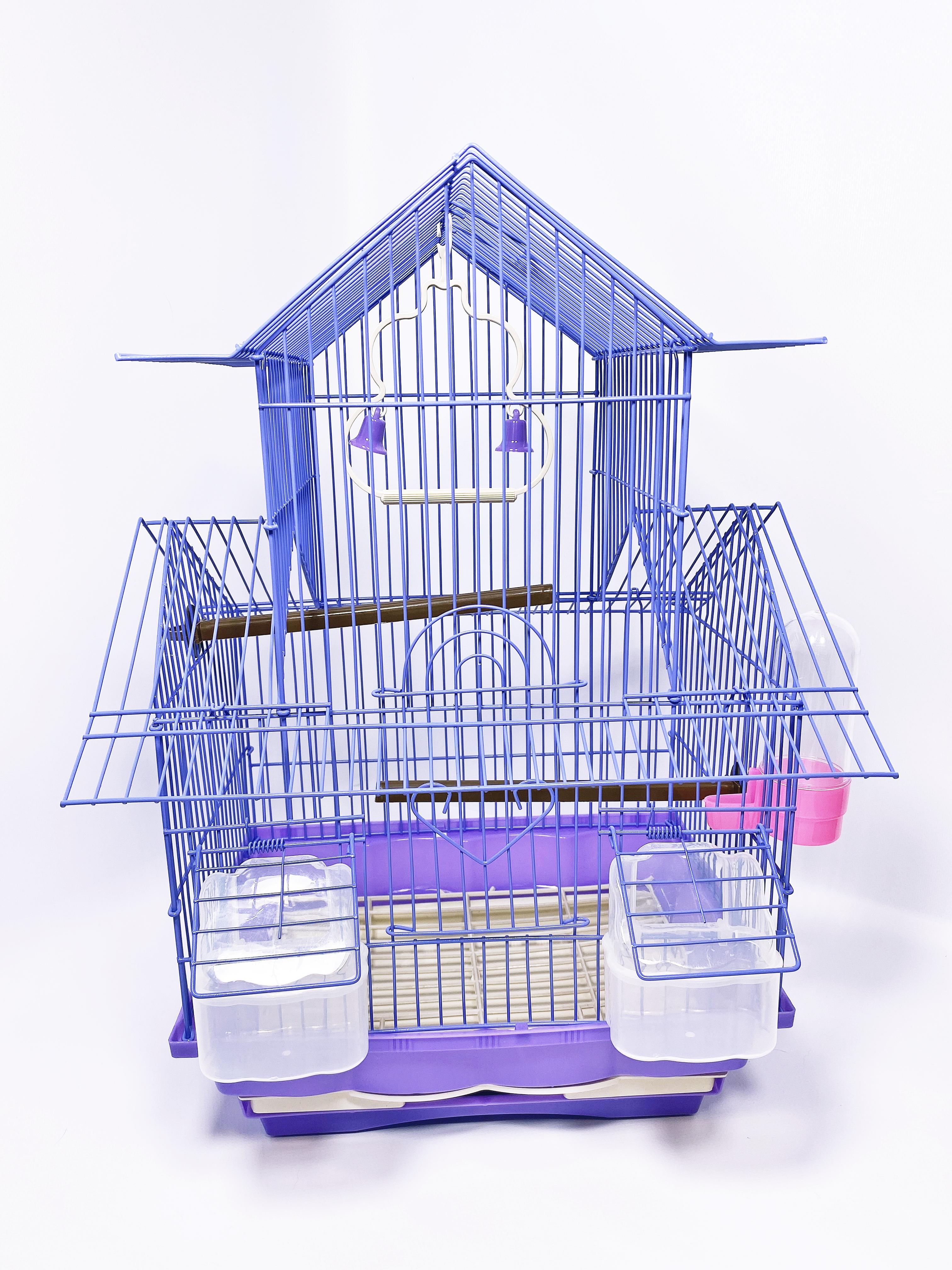 Клітина для птахів ZoomaxA201 30x23x48 см Фіолетовий (26919827) - фото 2 Клітина для птахів ZoomaxA201 30x23x48 см Фіолетовий (26919827) - фото 2