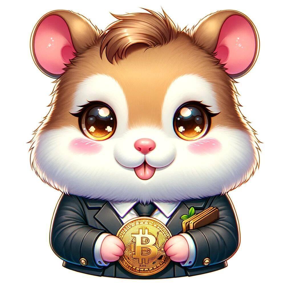 Алмазная мозаика Dream Toys Хомяк с биткоином 20x20 см (S10013)