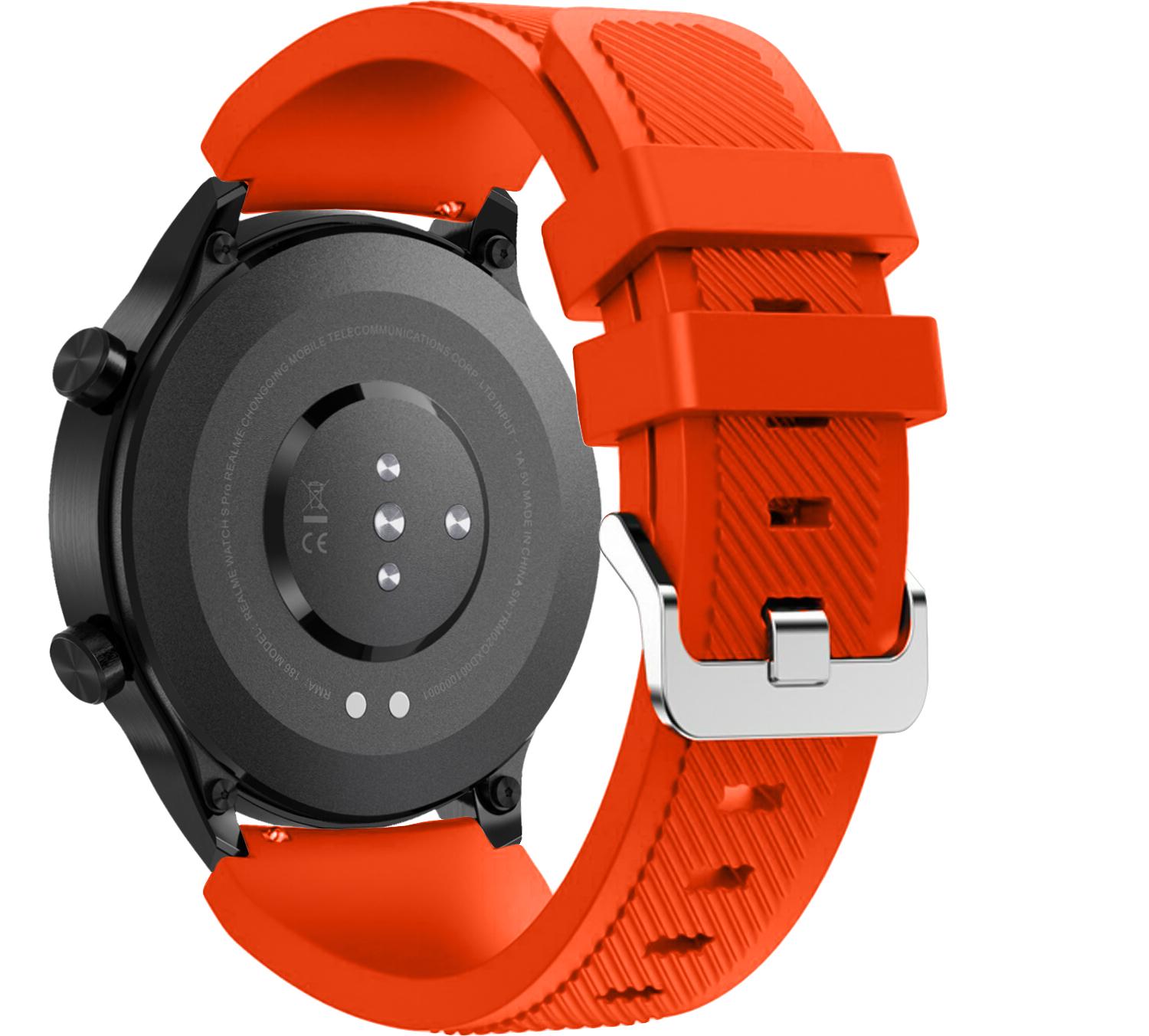 Ремешок Cross для Realme Watch S Pro 22 мм Orange (22589-2C) - фото 2