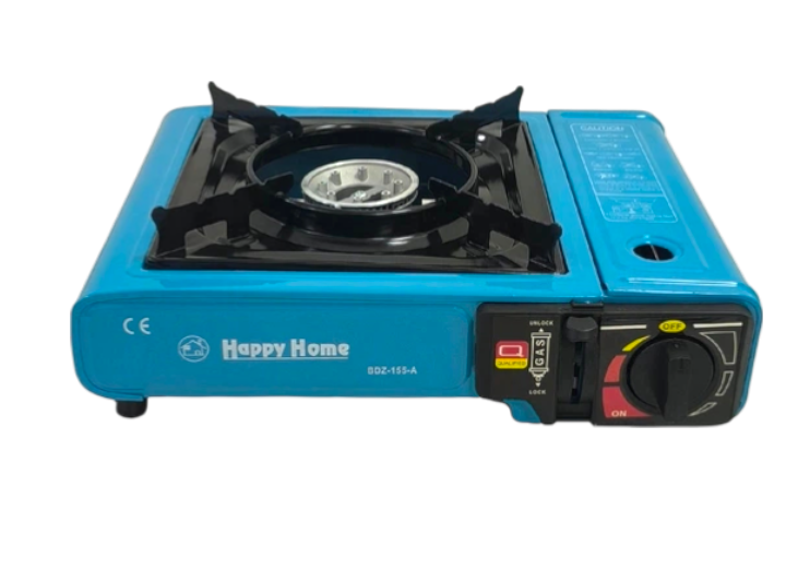 Плита газова портативна BDZ-155A Happy Home/перехідник на пропановий балон Плита газова портативна BDZ-155A Happy Home/перехідник на пропановий балон