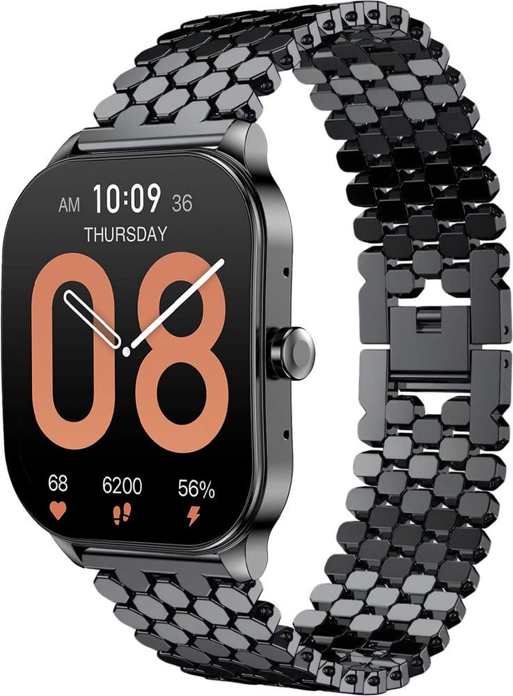 Браслет металлический Scaly для Amazfit Pop 3S/3R Silver (34022-59)