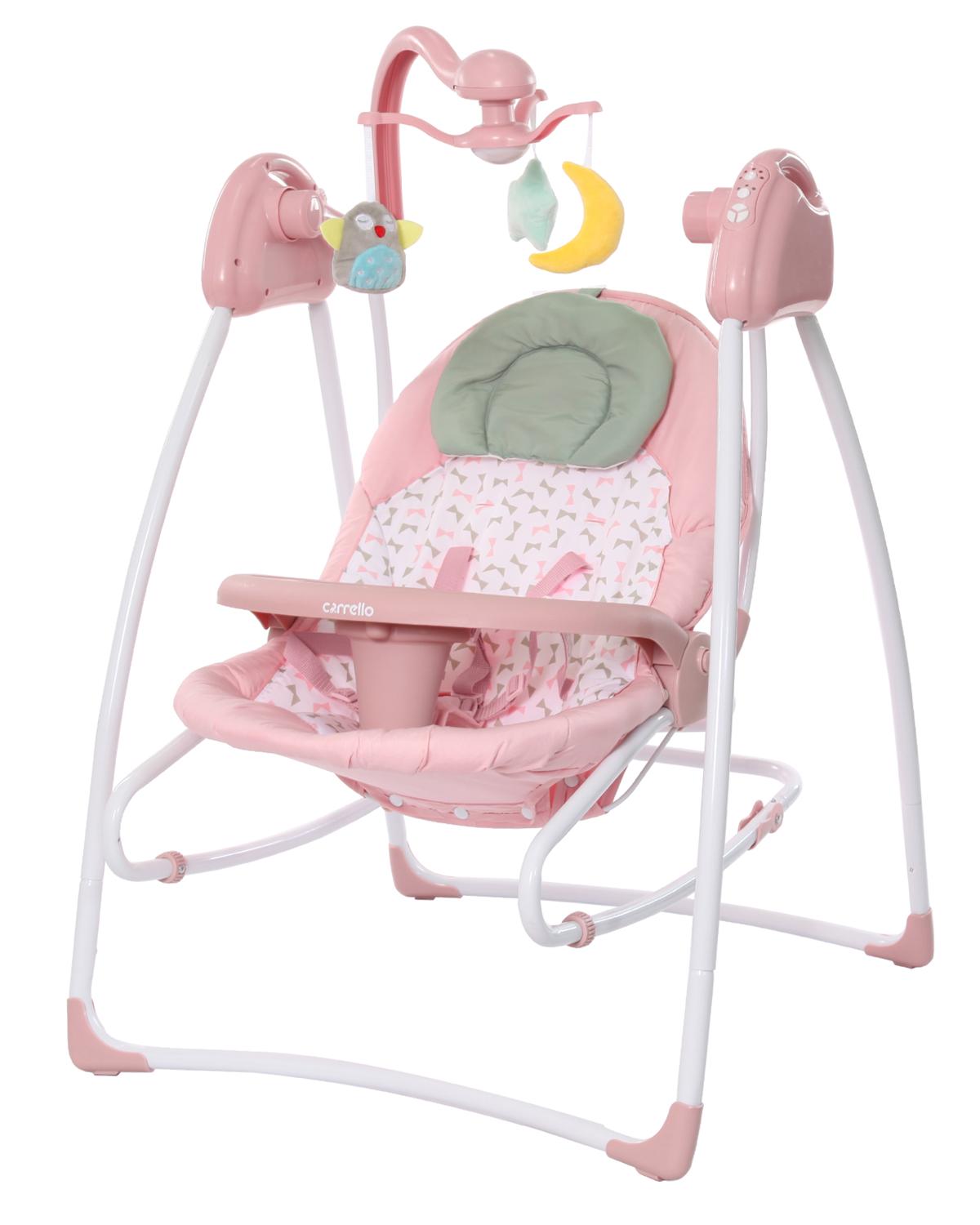 Крісло-гойдалка Carrello Grazia CRL-7502 Bow pink